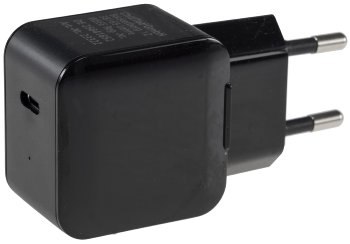 Stecker-Netzteil mit USB-C "CTN-PD20" / In 100-240V~, Out 5,0V/9,0V/12,0V=, 20W