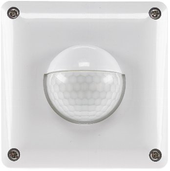 Unterputz PIR-Bewegungsmelder 190°- IP65 / 2 & 3 - Draht Technik, weiß