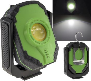 LED Akku-Arbeitsleuchte "CAL COB 500", LiIon Akku, Magnethalter, 15W, 1000lm