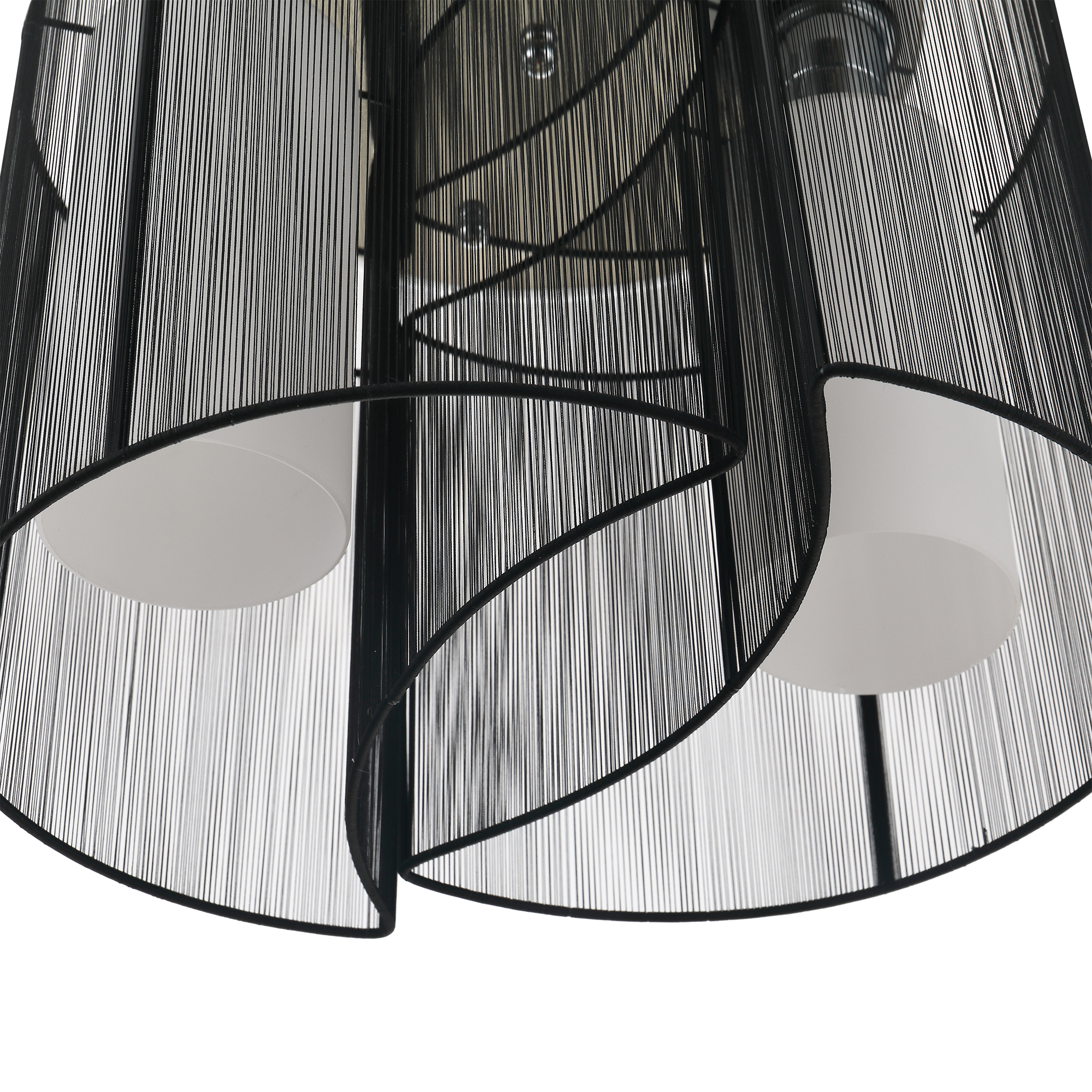 Deckenlampe Deckenleuchte 2-Flammig E27 Badlampe Modern Küchenlampe Lampe für Schlafzimmer, Badezimmer, Küche, Wohnzimmer Weiß Ø47,5 x 33 cm (Ohne Glühbirnen)