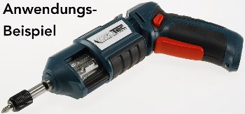 Magnet-Bithalter "Pro 60" für 1/4" Bits, 60mm lang, Schnellwechsel