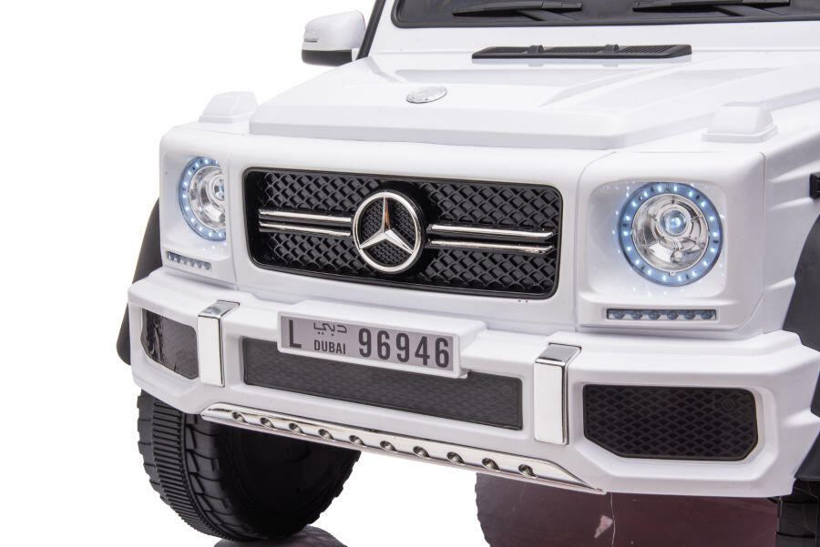 Kinderfahrzeug Mercedes G63 AMG 6x6 - weiß