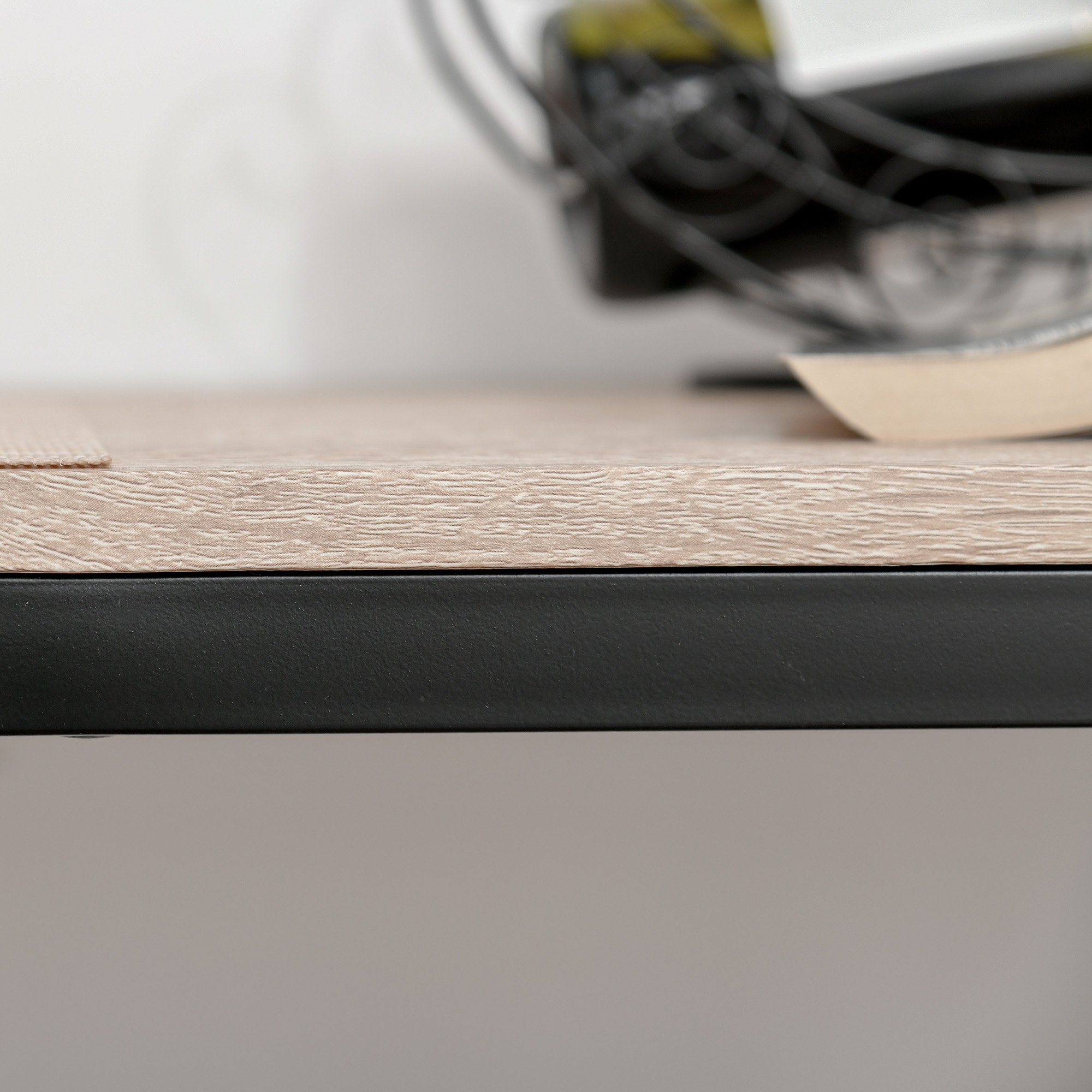 Bartisch Set Bartisch mit Barhocker-Set Esstisch mit 2 Stühlen mit Rückenlehne Küchentisch für Esszimmer, Küche, Natur+Schwarz