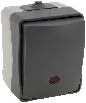 NUQUI Feuchtraum Kontrollschalter / IP54, Aufputz, 250V~/ 10A