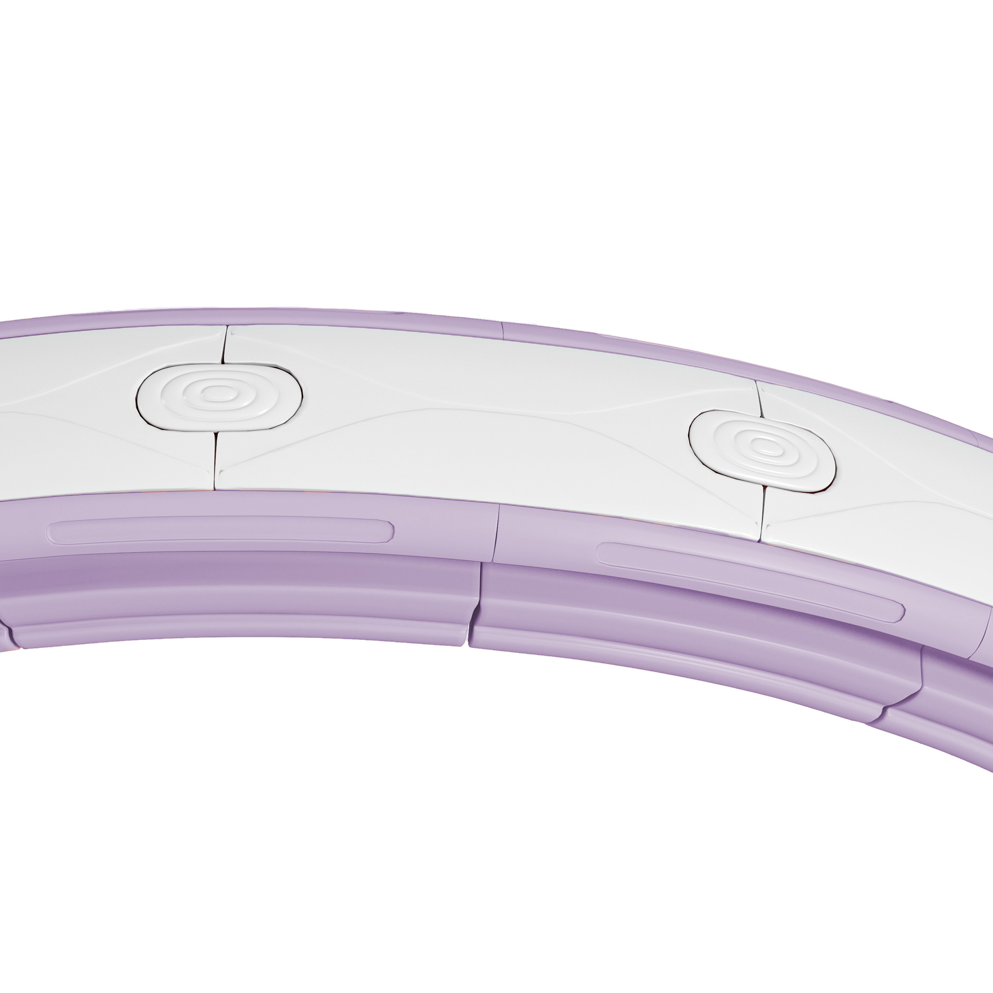 Smart Hula Hoop Reifen Erwachsene mit Gewicht Kugel Zähler 16 Knoten (76-113cm) Violett