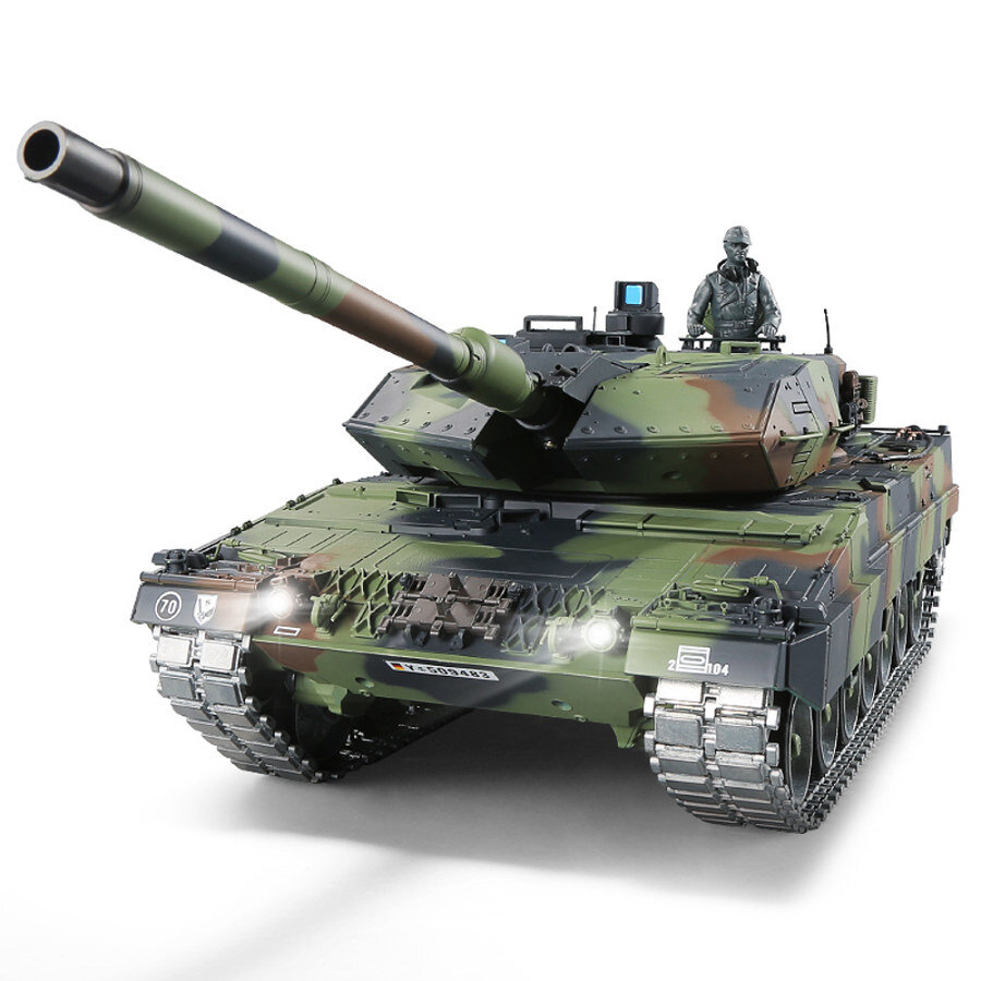 RC Panzer "Leopard 2A6"  - Metallgetriebe & Metallketten