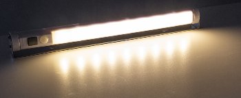 LED Unterbauleuchte mit Bewegungsmelder / Batteriebet., 9 SMD LEDs, 80lm, warmweiß