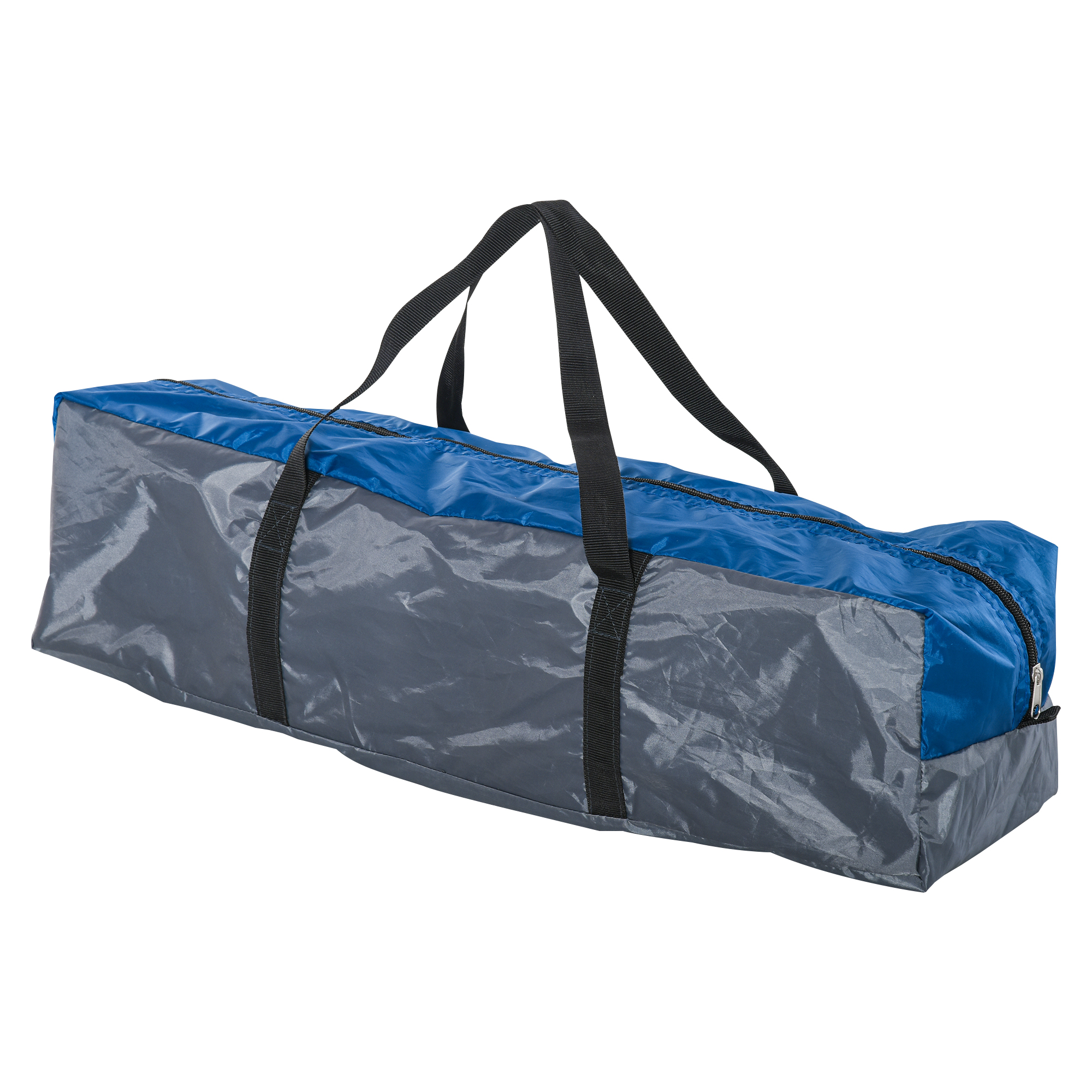 Campingzelt für 4 Personen ganzjährig nutzbar 3,00 x 2,50 x 1,30m Blau+Grau
