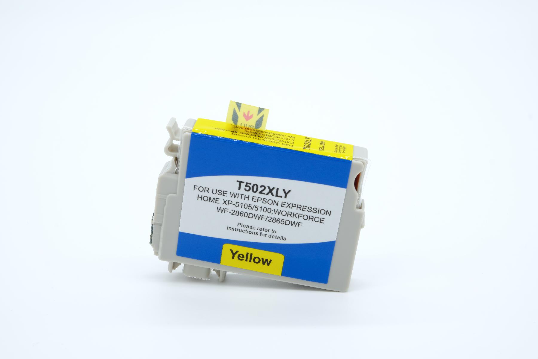 T502XLY alternativ Tinte yellow für Epson / C13T02W44010 / 6,4ml