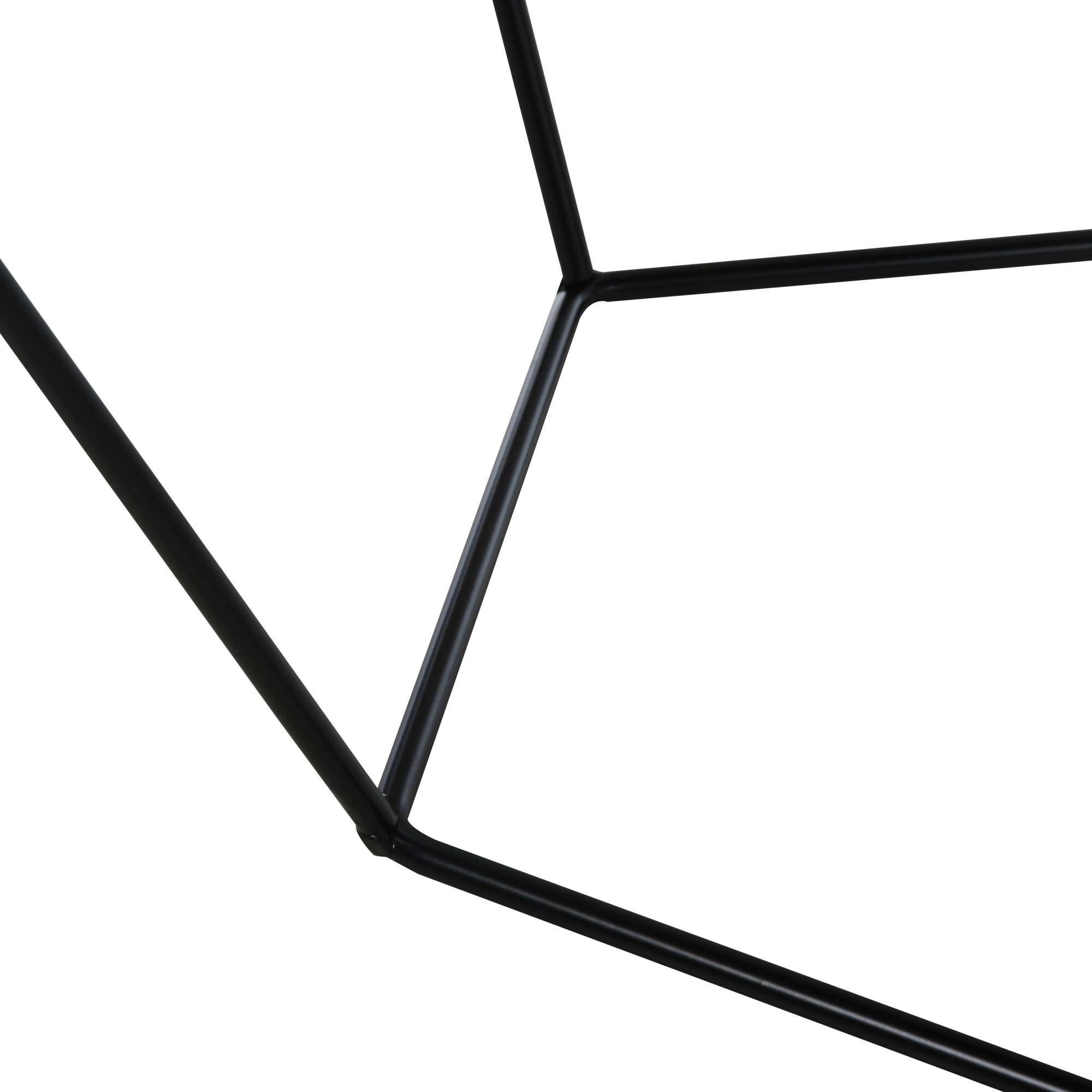 Couchtisch im Industrie-Design, Couchtisch, Metalltisch, Schwarz