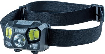 LED-Stirnlampe mit Akku "CTH-5" IP44 / 5W, 375 Lumen, mit Gestensteuerung