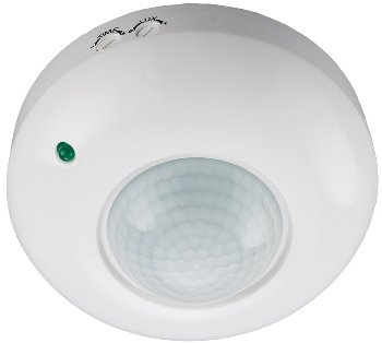 Decken-Bewegungsmelder "CBM" 360° / PIR, LED geeignet, 6m Detektion, weiß