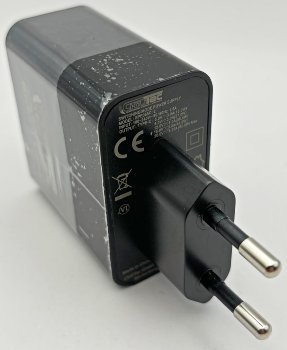 Stecker-Netzteil mit USB-C "CTN-PD65", In 100-240V~, Out 5,0V/9,0V/12,0V=, 65W