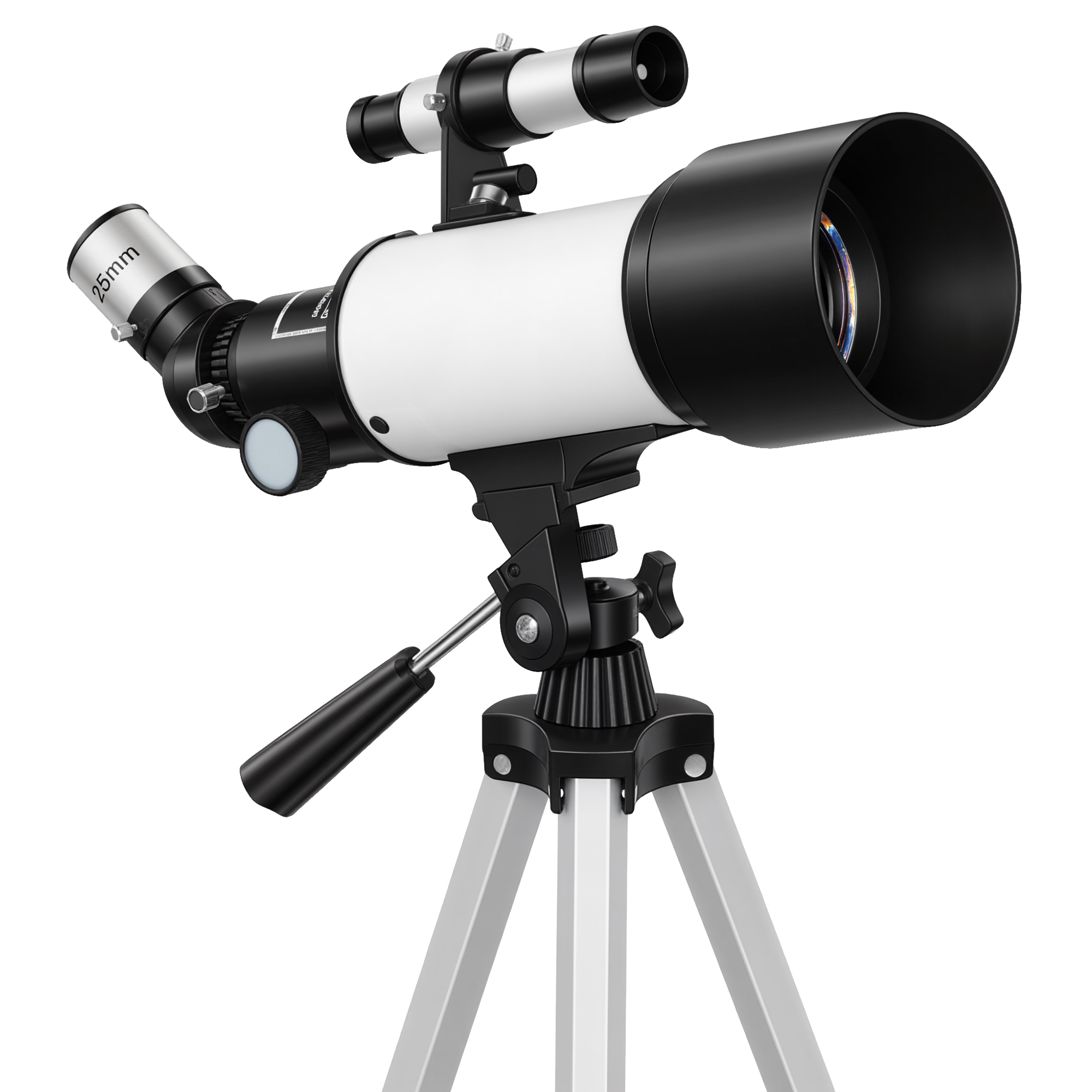 Teleskop für Astronomie Anfänger Erwachsene 70mm Aperture 400mm AZ Mount Astronomisches Refraktor mit Stativ