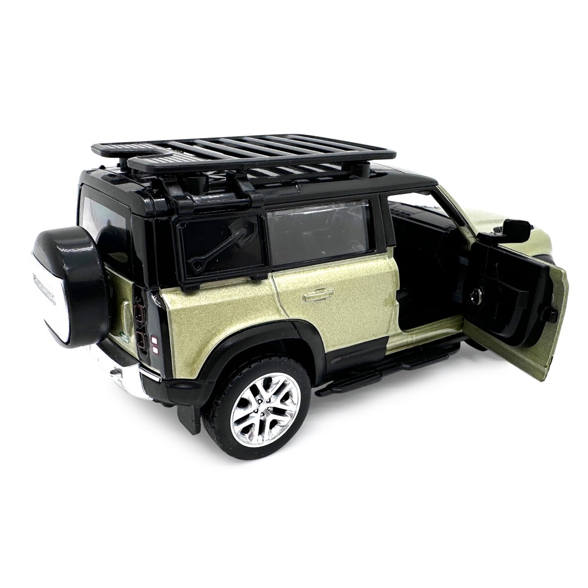 Land Rover Defender 110 Diecast 1:43 grün 2in1