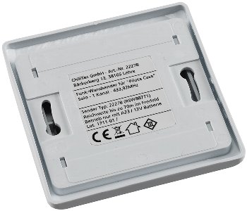 Funk-Wandsender Solo für "Pilota Casa", 433,92MHz, max. 70m, Batterie A23