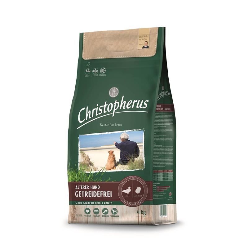 Christopherus Getreidefrei Senior Ente + Kartoffel - 4 kg Christopherus Getreidefrei Senior Ente + Kartoffel - 4 kg