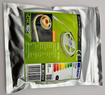LED-Stripe "CLS-COB V2" 2m, warmweiß / 12V, 19W, 1817 Lumen