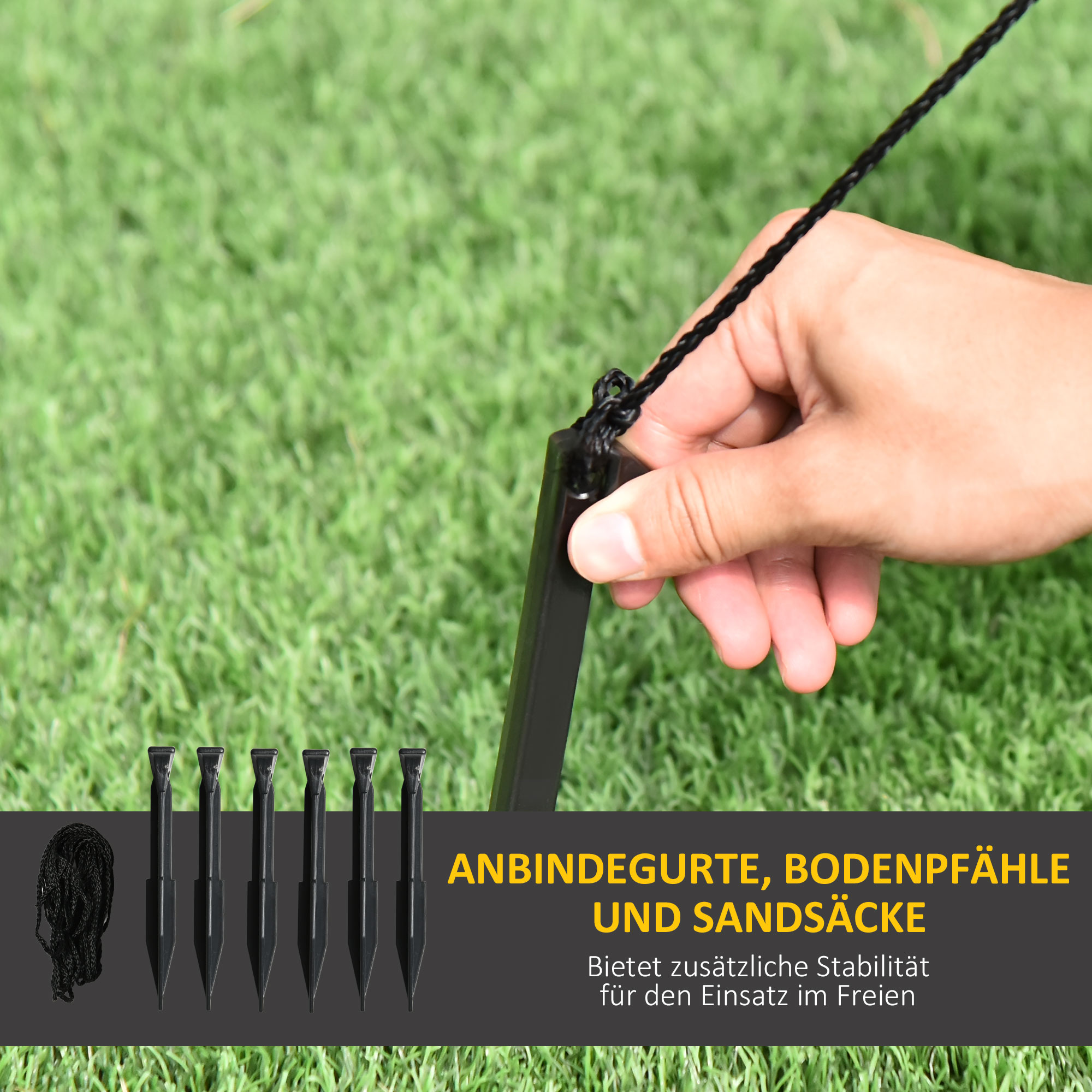 Aufblasbare Weihnachtsfiguren Aufblasbarer Lebkuchenmann, 2 m, inkl, Gebläse, Mehrfarbig