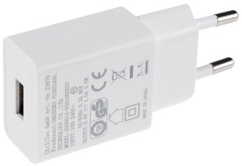 Stecker-Netzteil mit USB "CTN-0510" / Ein 110-240V~, Aus 5V=, 1A, 5W, weiß