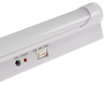 LED Notleuchte "CTNL-90 SMD-UB", Lithium Akku 2x 3,7V/2,2Ah, 9W, 40x4x3cm