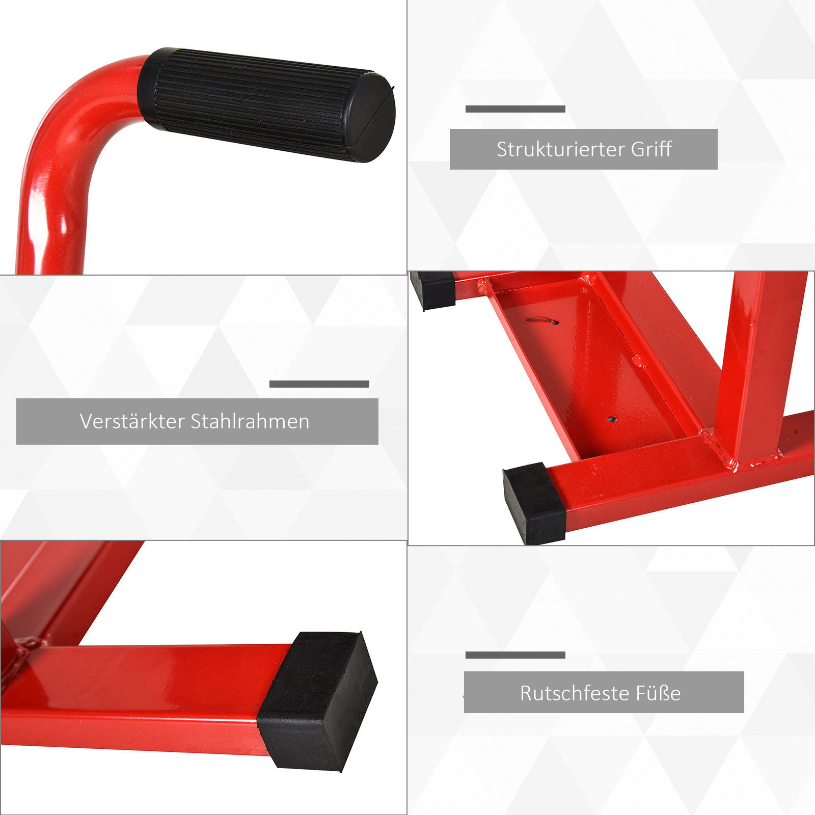 Motorradheber 150 kg Belastbar Motorradhebebühne 275/395 mm Höhenverstellbar in Garage & Außenbereichen