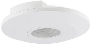 Decken-Bewegungsmelder "CBM-Flat" 360°, LED geeignet, 6m Detektion, 2000W, weiß Decken-Bewegungsmelder "CBM-Flat" 360°, LED geeignet, 6m Detektion, 2000W, weiß