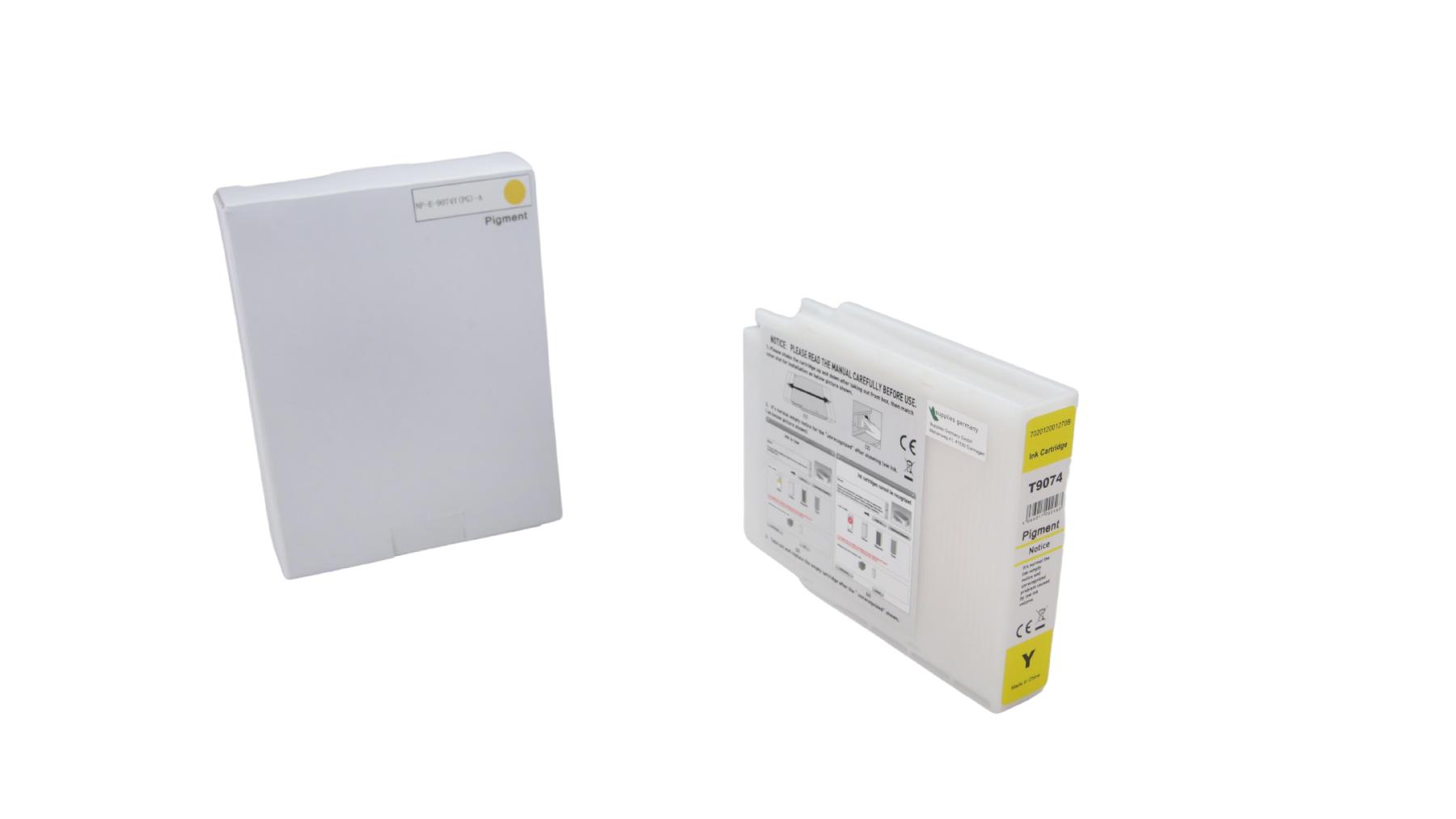 T9074 alternativ Tinte yellow für Epson / C13T907440 / 120ml