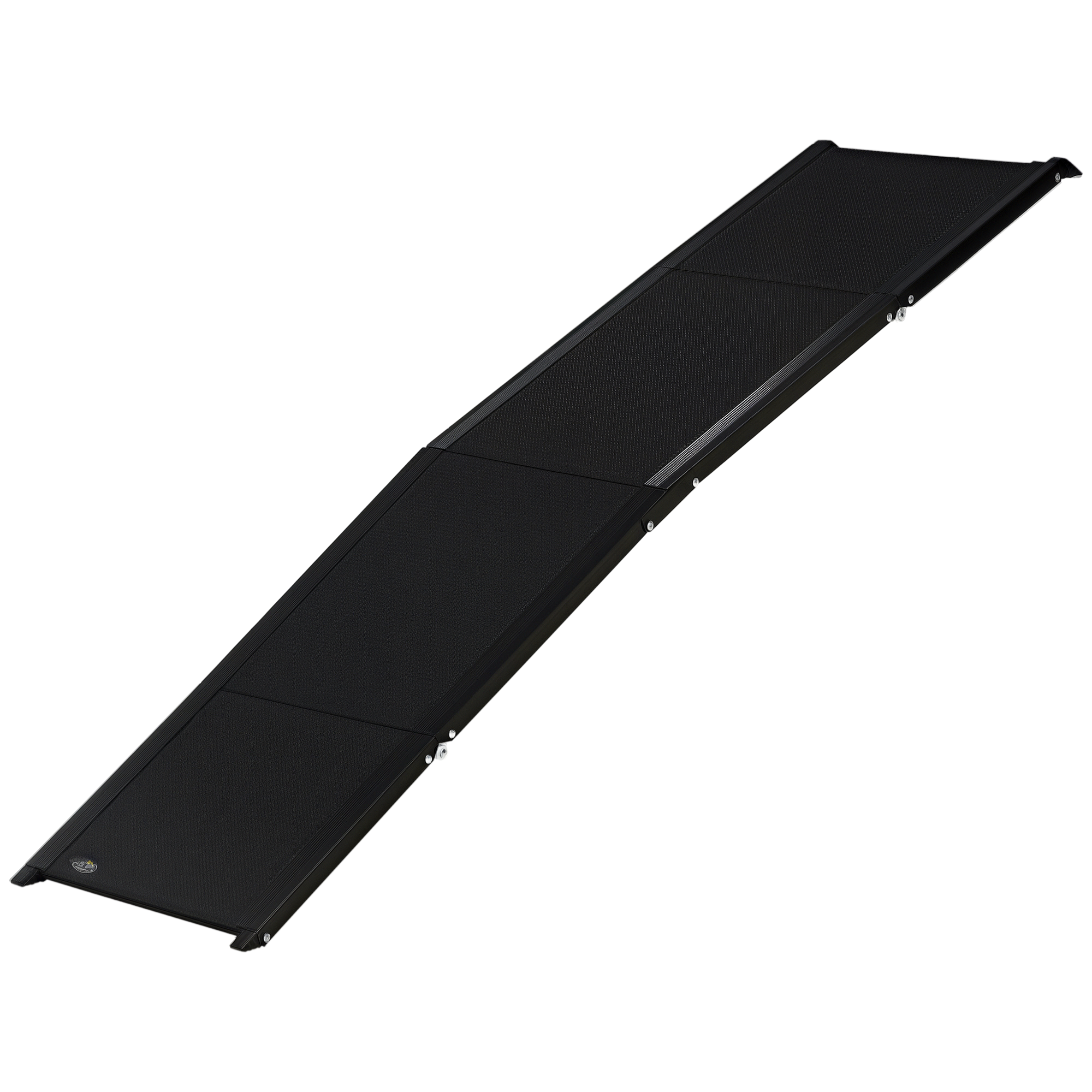 Haustierrampe, klappbar, rutschfest, Hunde bis 40 kg, 158 cm x 43,5 cm x 2,5 cm, Schwarz
