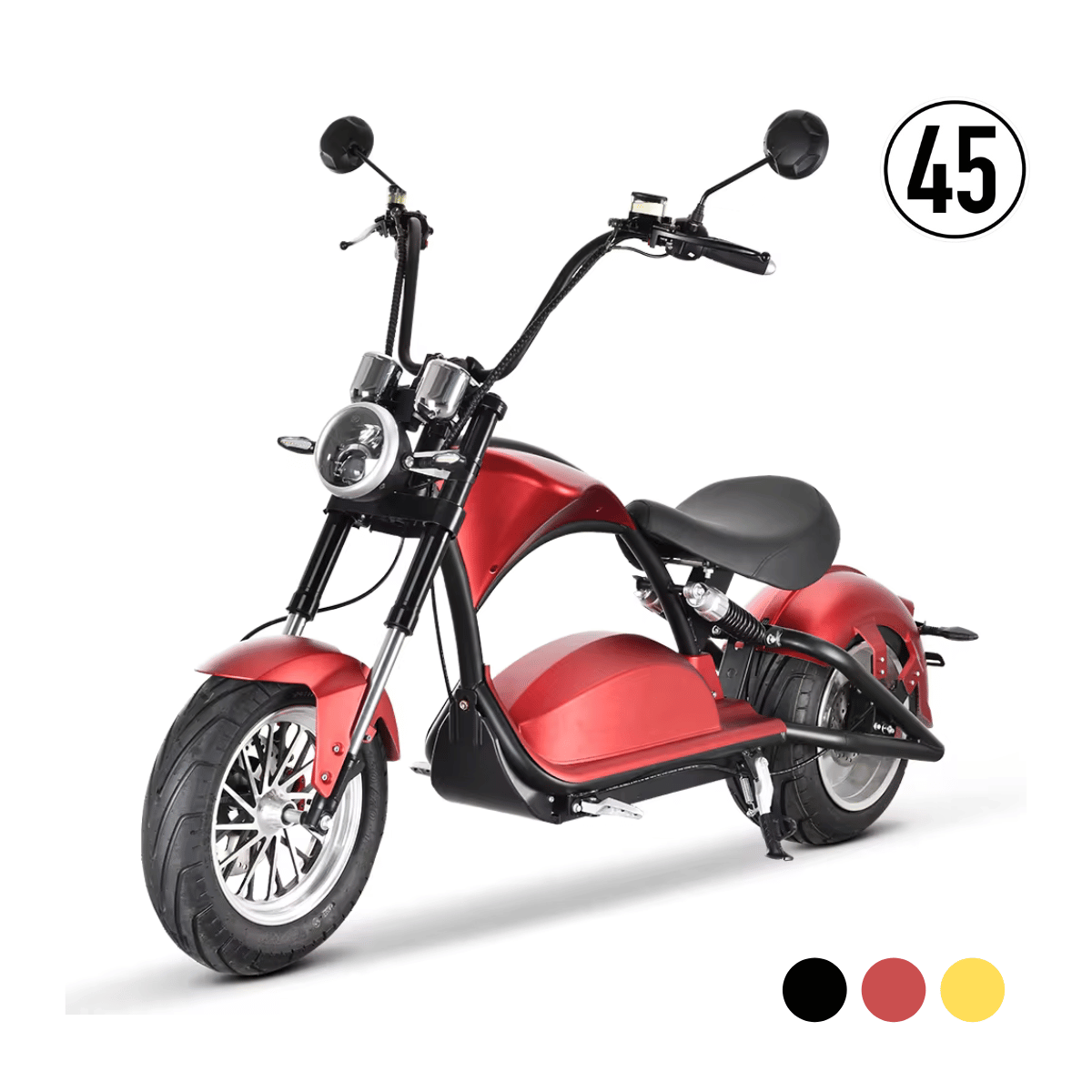 COCO BIKE CP-4 MAX ELEKTRO-CHOPPER 45 KM/H