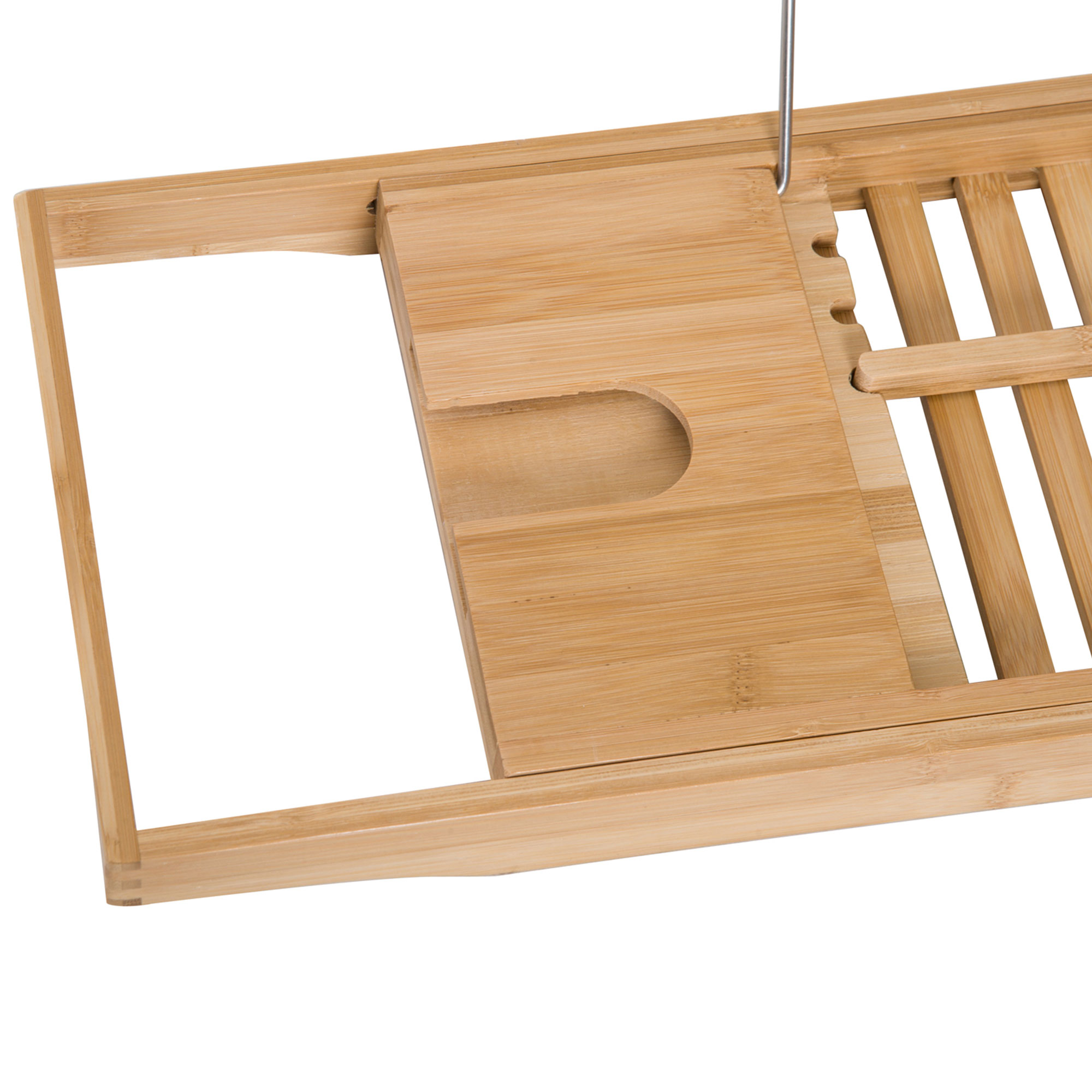 Badewannenablage Badewannenbrücke Wannenauflage Badewannentablett Ablage Badewanne, Bambus, Natur, (70-105) x 21,8 x 5 cm