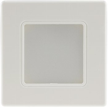 LED Wand-Einbauleuchte "EBL 86", 2,5W, 3000k, warmweiß, Rahmen cremeweiß