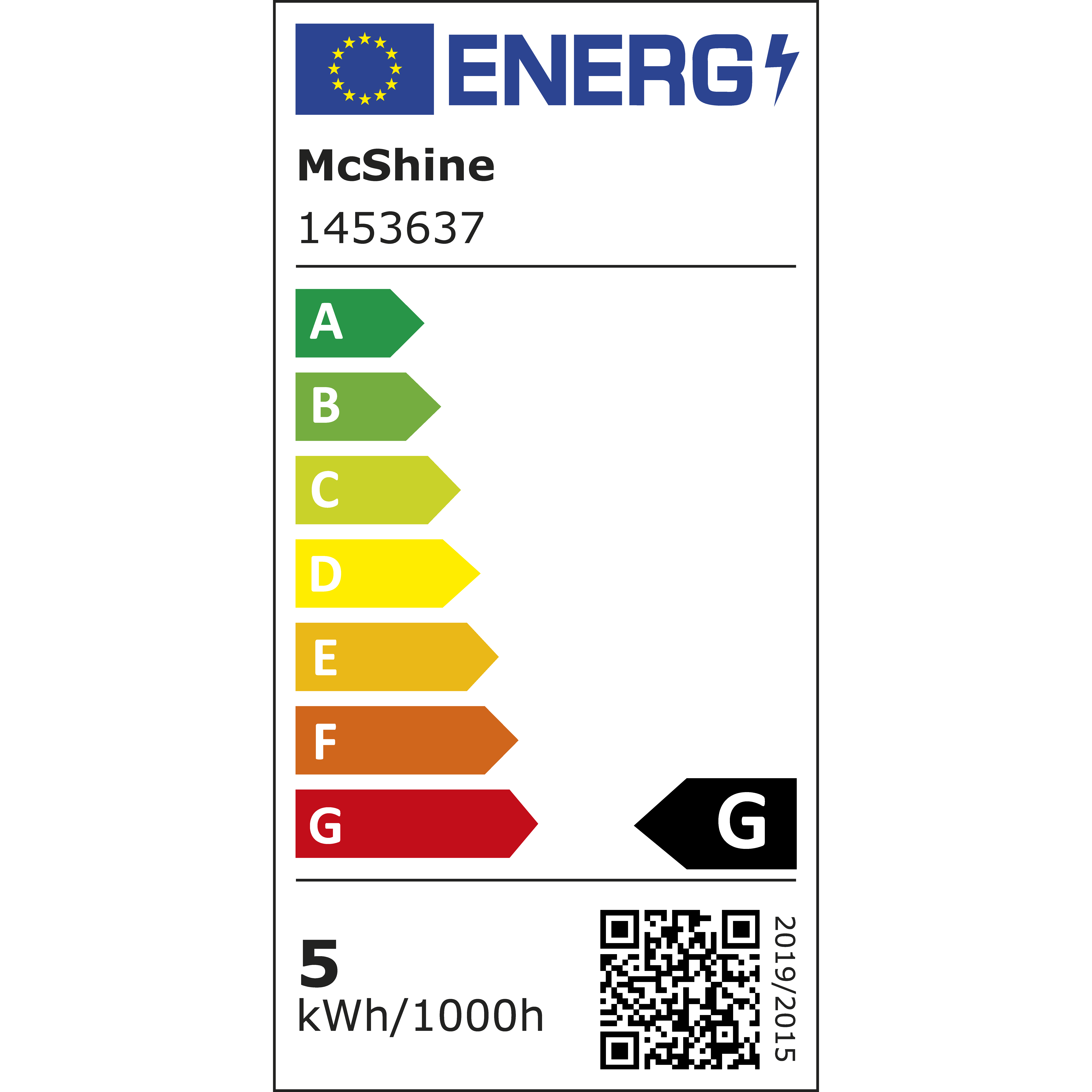 LED-Modul McShine ''MCOB'', 5W, 400 Lumen, 230V, 50x25mm, 3000K, dimmbar, 6er-Pack