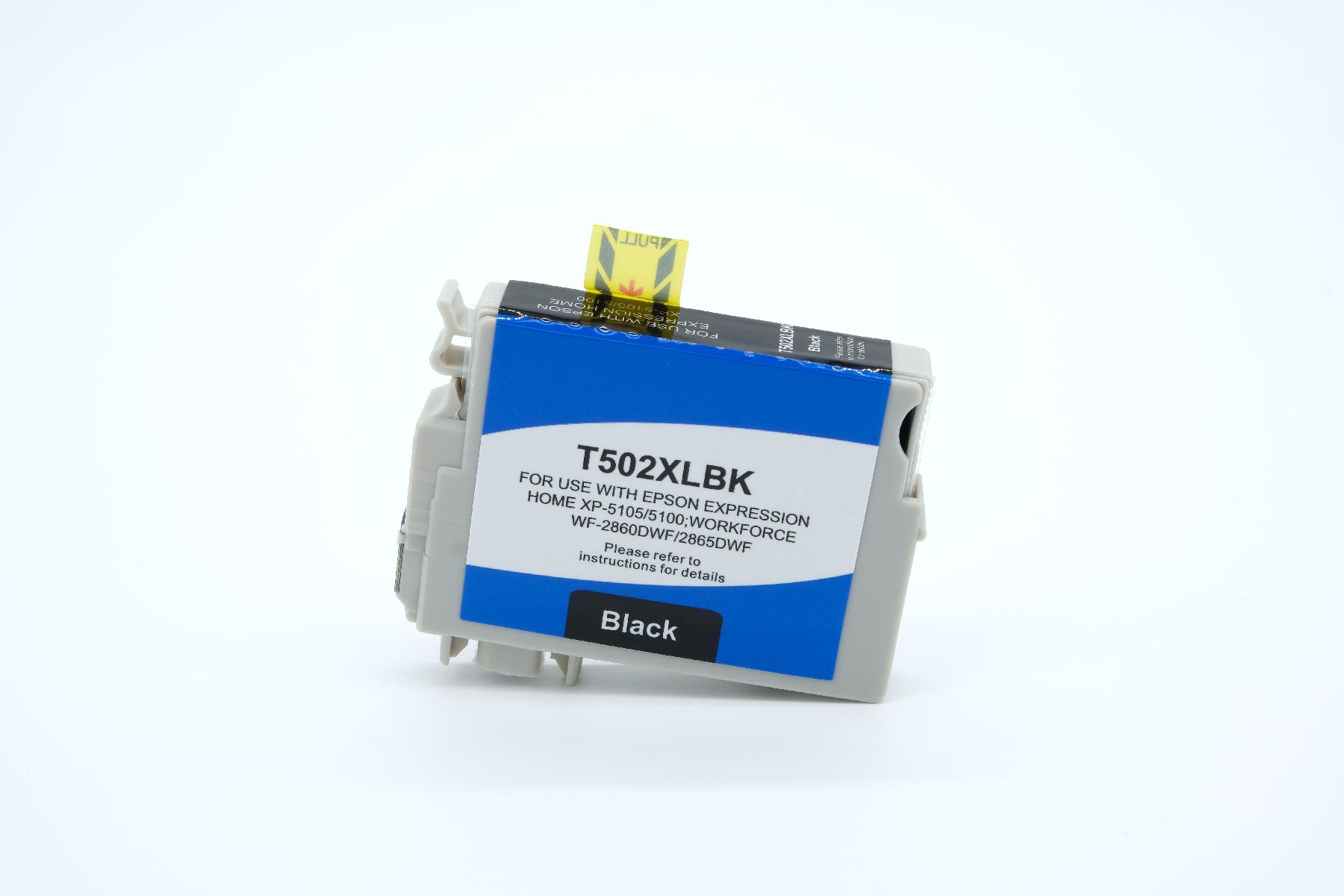 T502XLBK alternativ Tinte black für Epson / C13T02W14010 / 9ml