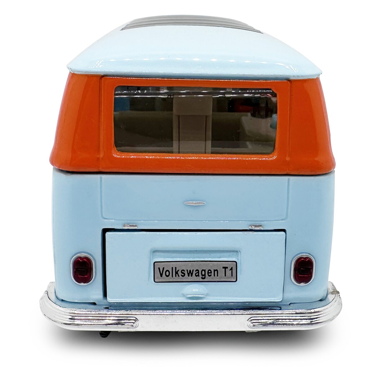 Volkwagen T1 Diecast 1:30 hellblau inkl. Knopfzellen