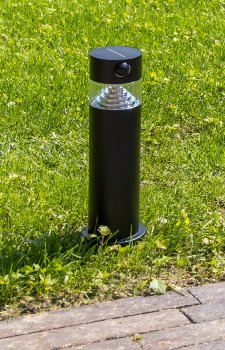 LED Solar Wegeleuchte "SWL-AS30" / IP44, warmweiß 3000K, PIR Sensor, 30cm