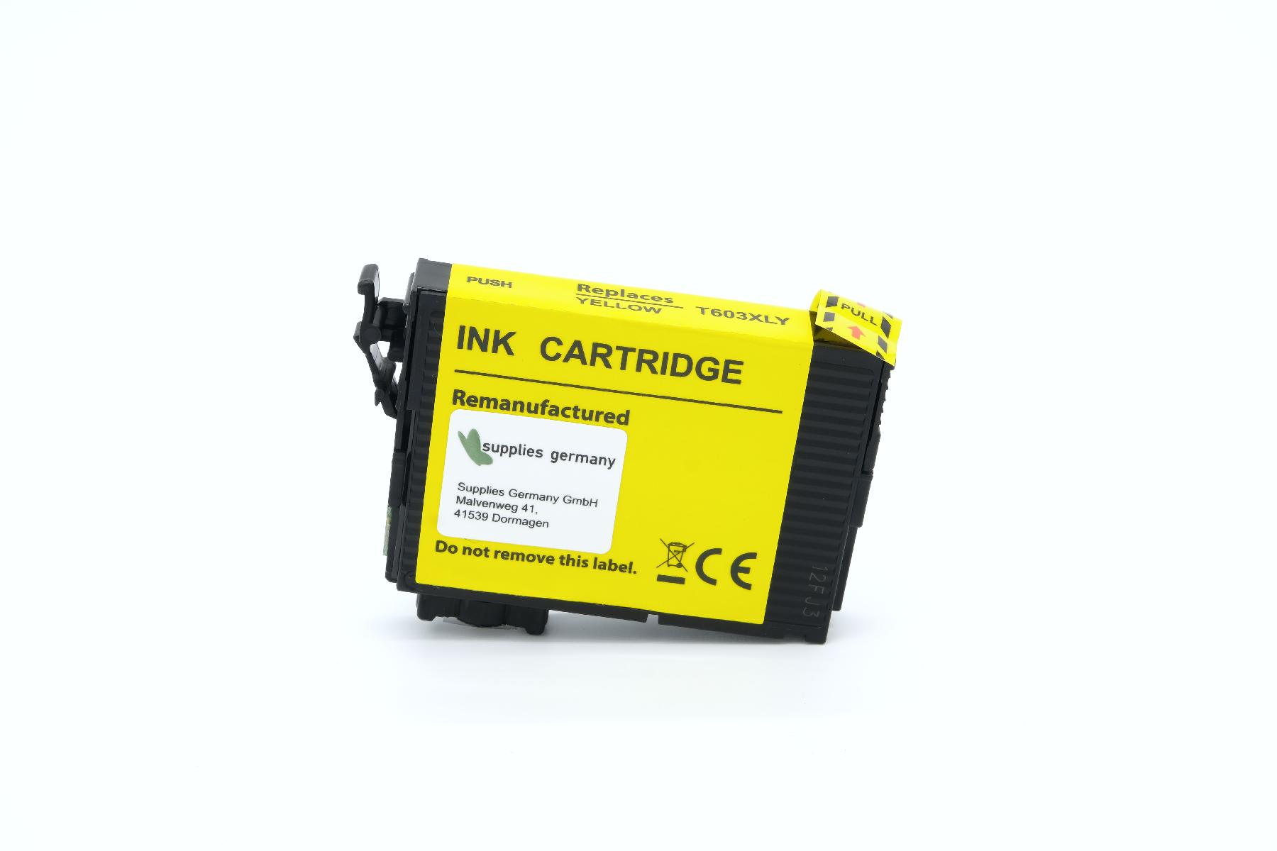 T603XLY alternativ Tinte yellow für Epson / C13T03A44010 / 9ml / 350 Seiten