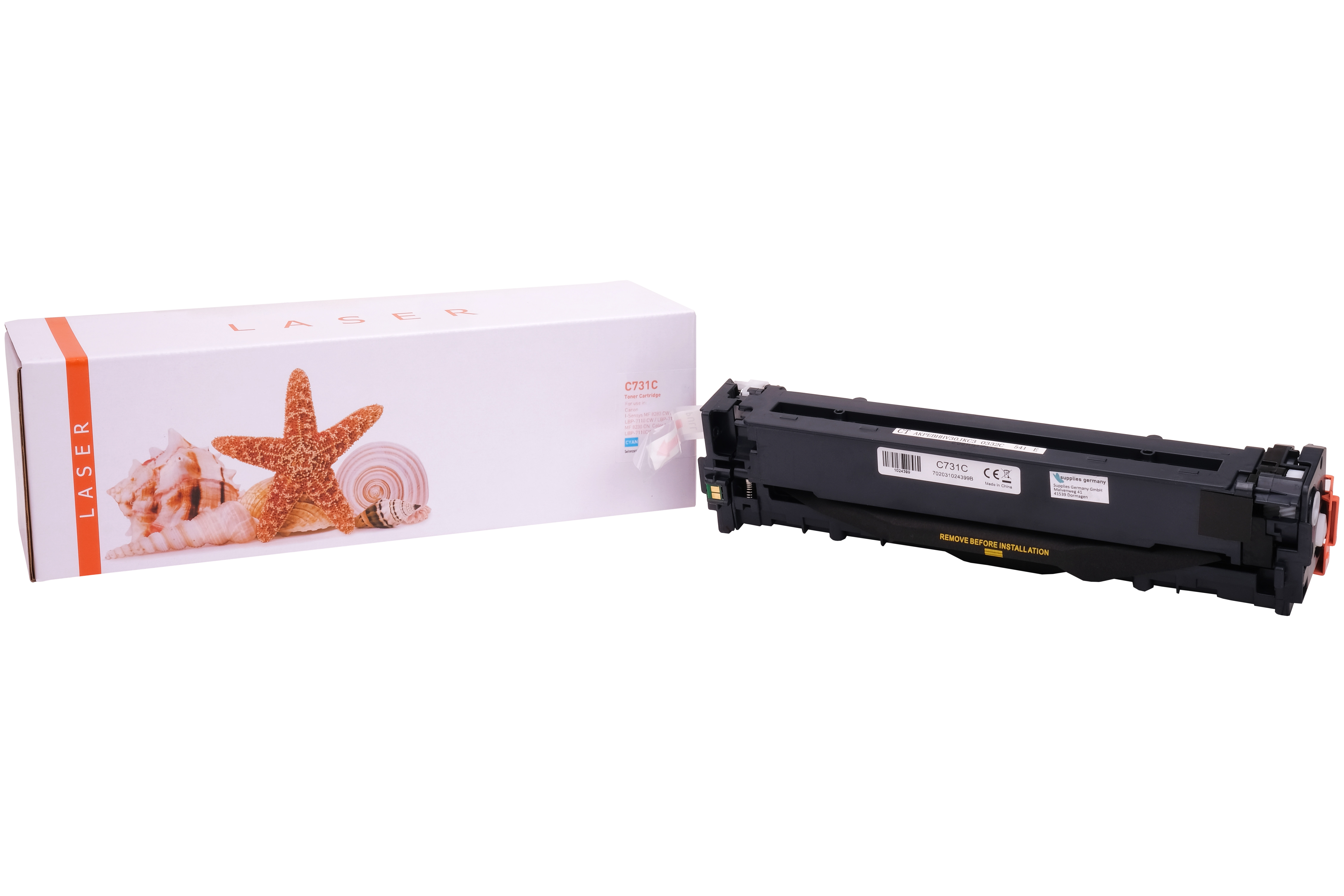 731C alternativ Toner Cyan für Canon  / 731C / 1.500 Seiten