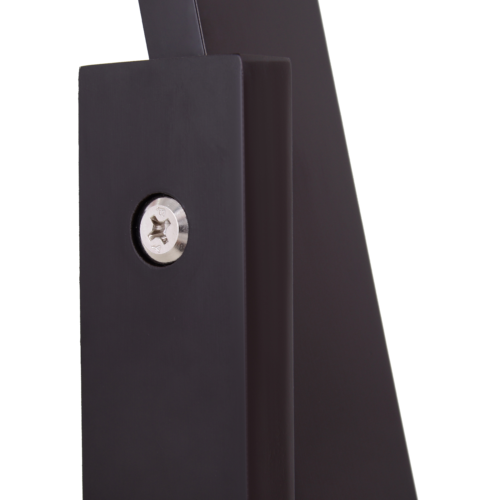 Standspiegel Ganzkörperspiegel Schminkspiegel erhöhte Füße Pflegeleicht MDF Kaffee 47 x 46 x 148 cm