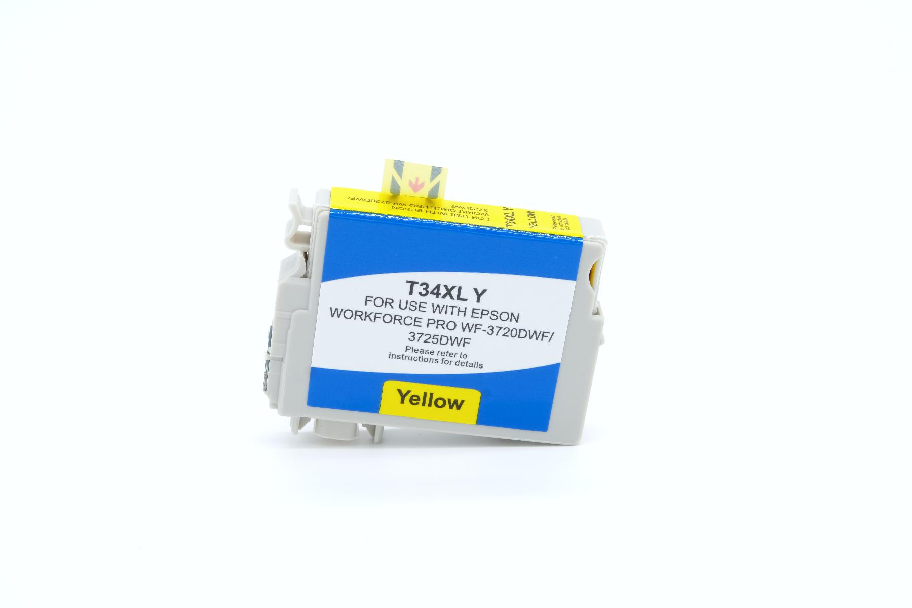 T34XLY alternativ Tinte yellow für Epson / C13T34744010 / 950 Seiten