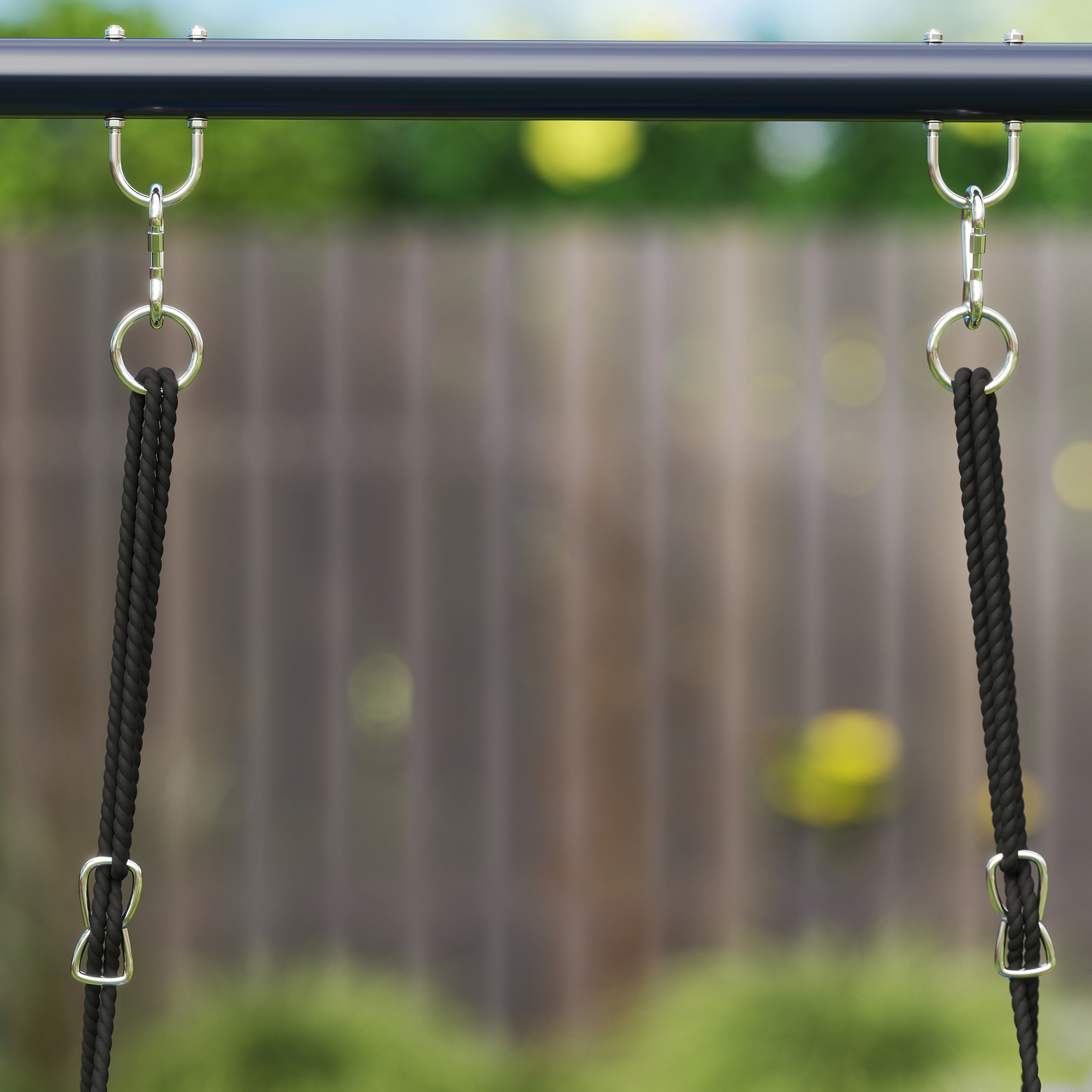 Schaukelset für 3 Kinder, 120 kg Belastbarkeit, Outdoor-Schaukeln, Bunt