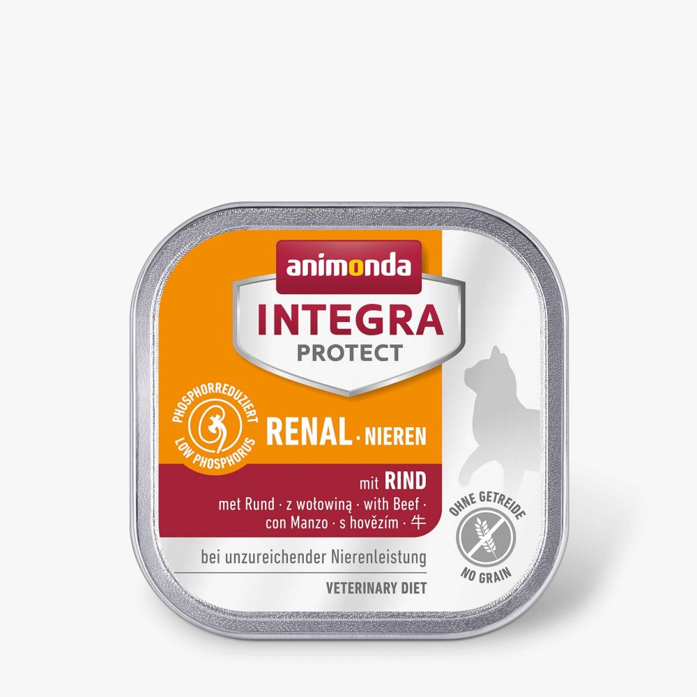 Animonda Cat Schale Integra Protect Niere mit Rind 100g