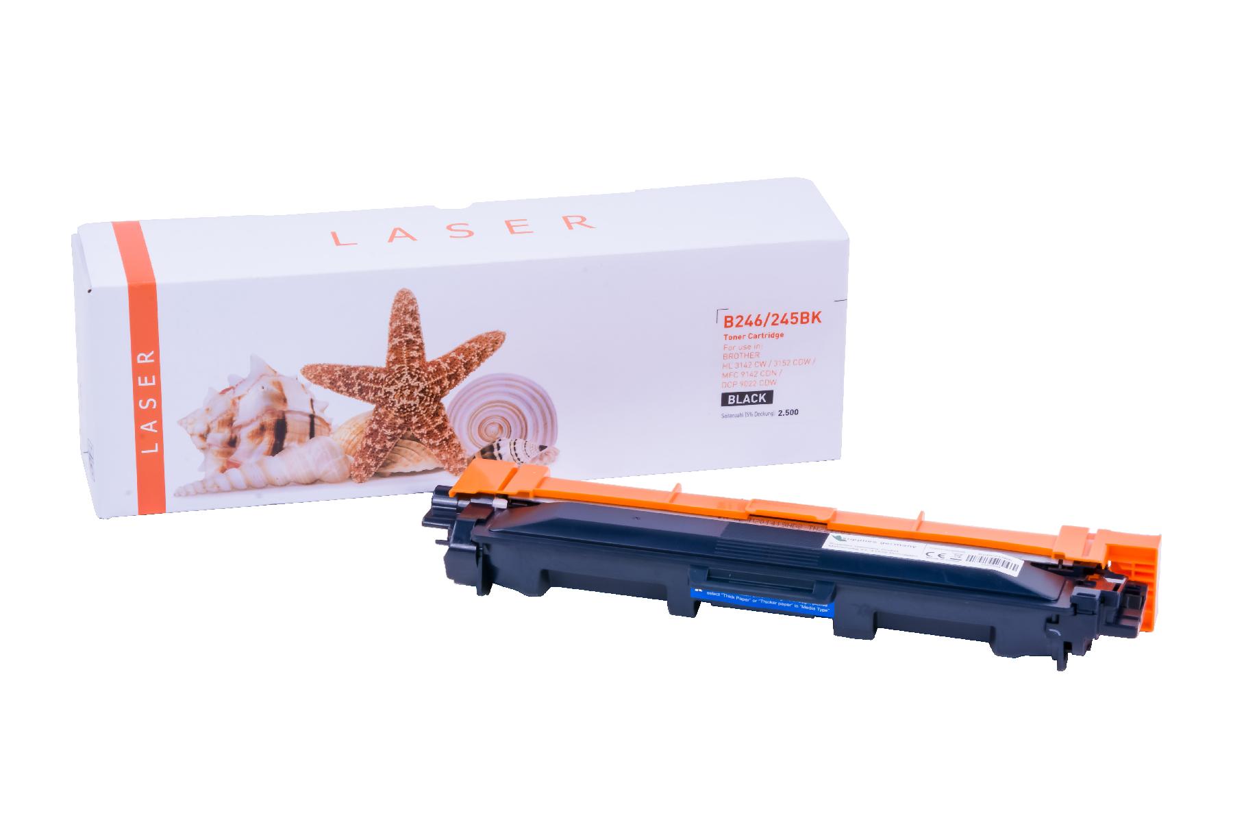 TN246BK Universaltoner TN241/242/245/246BK für Brother / TN246BK / 2.500 Seiten