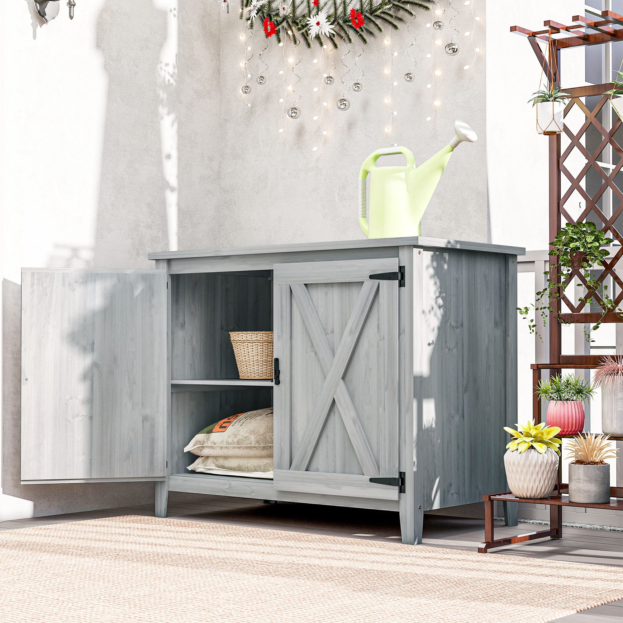 outsunny-gartenschrank-holzschrank-fur-gartengerate-outdoor-schrank-fur-terrasse-mit-doppelturen-scheunendesign-hellgrau~1SA1D76D1L001