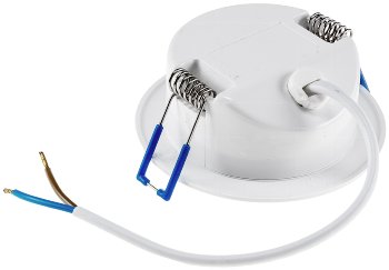 LED-Einbauleuchte "Flat-30 FR-R" 3000K / Ø85x30mm, 5W, 590lm, IP44, rund, weiß