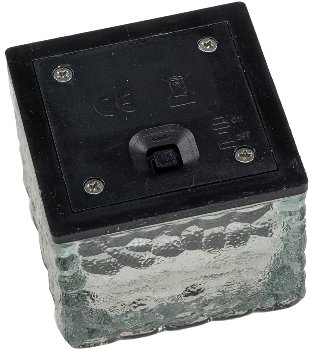 Solar Dekosteine IP65, 4er Set / mit Dämmerungssensor, Warmweiß