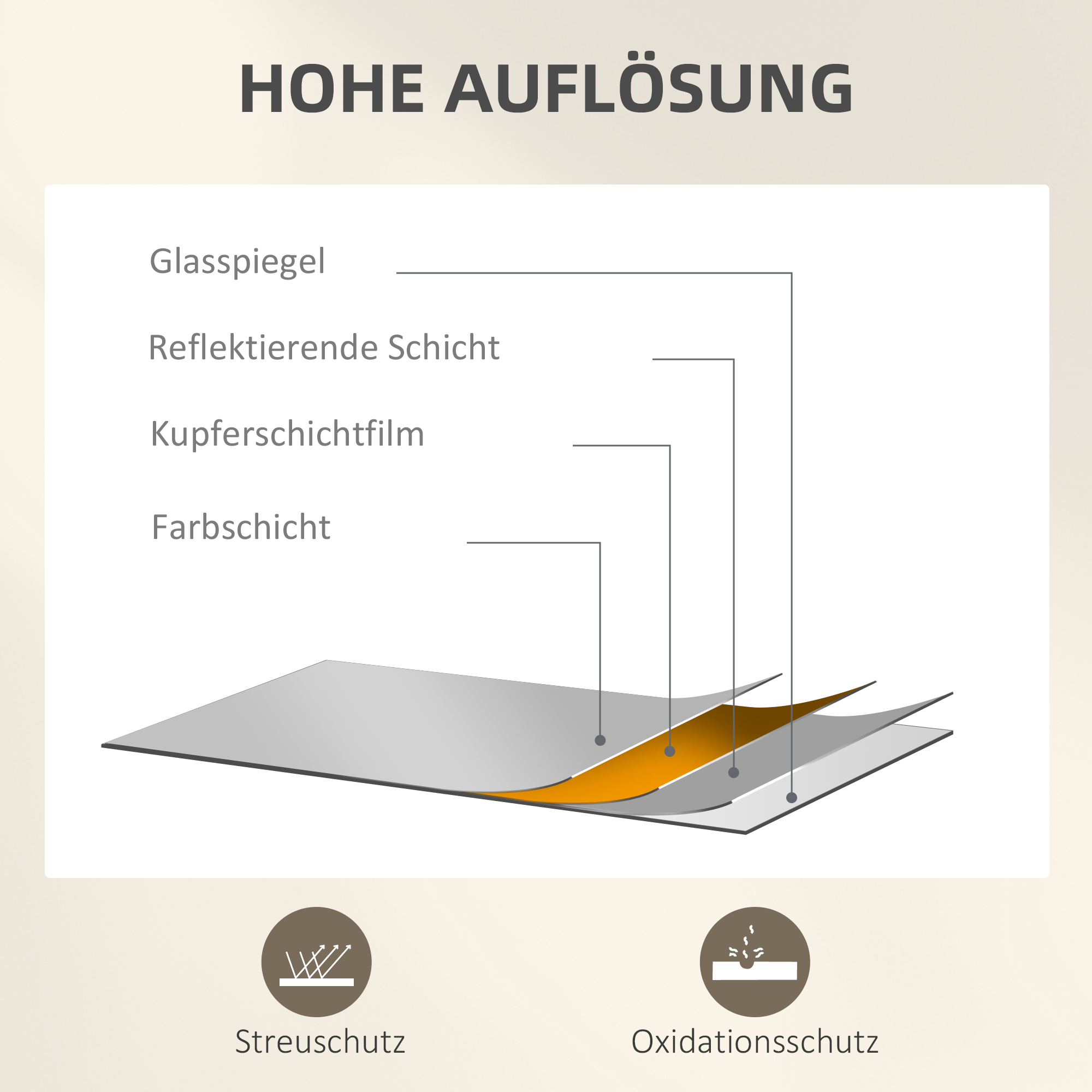 Wandspiegel dreiteilig, bogenförmiger Spiegel mit Metallrahmen, dekorativ 60 x 2 x 180 cm Schwarz