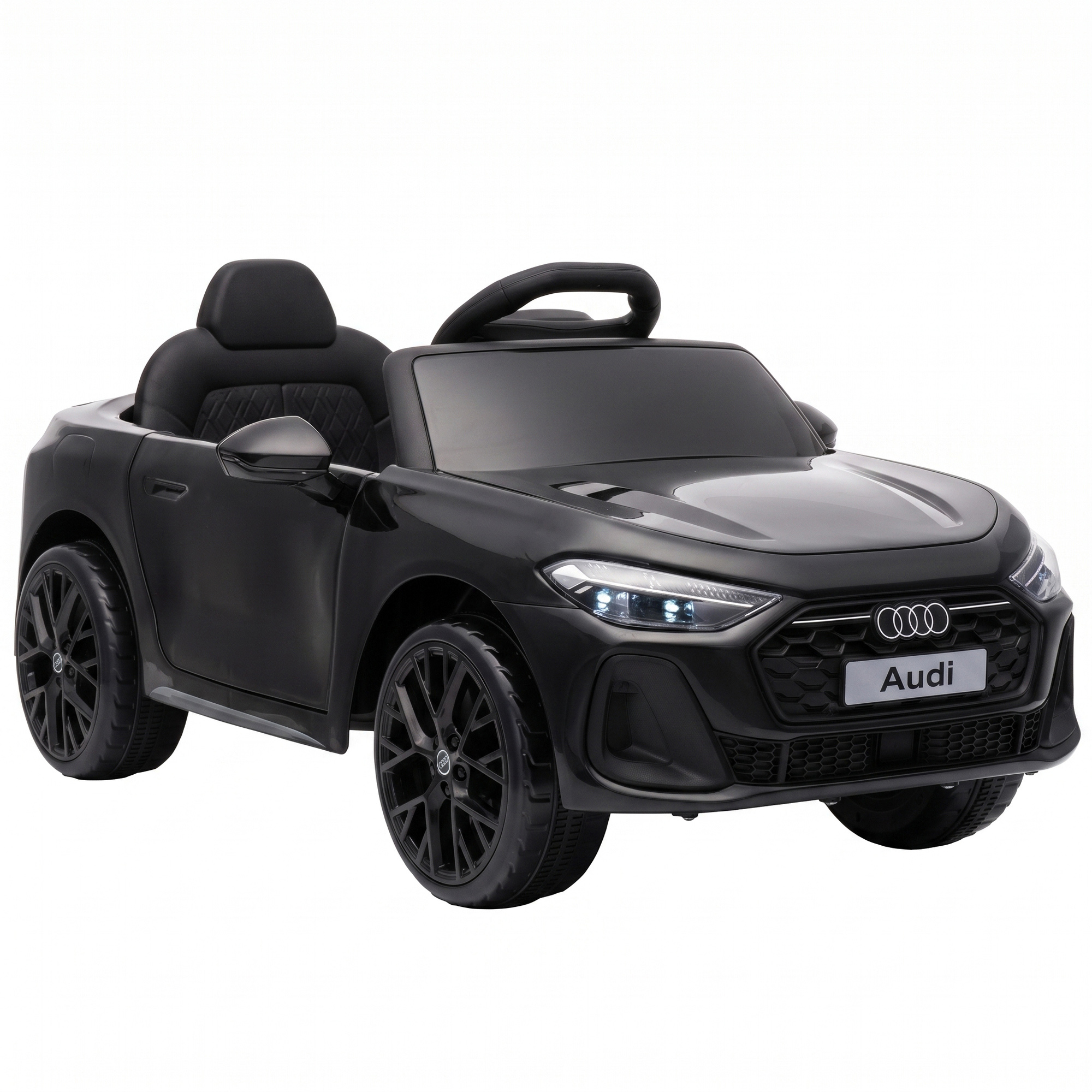 Kinder Elektroauto Audi A5L 12V Kinderauto mit 2,4 G Fernbedienung 2 Motoren Lithium-Akku Sanftanlauf 4-Rad-Federung