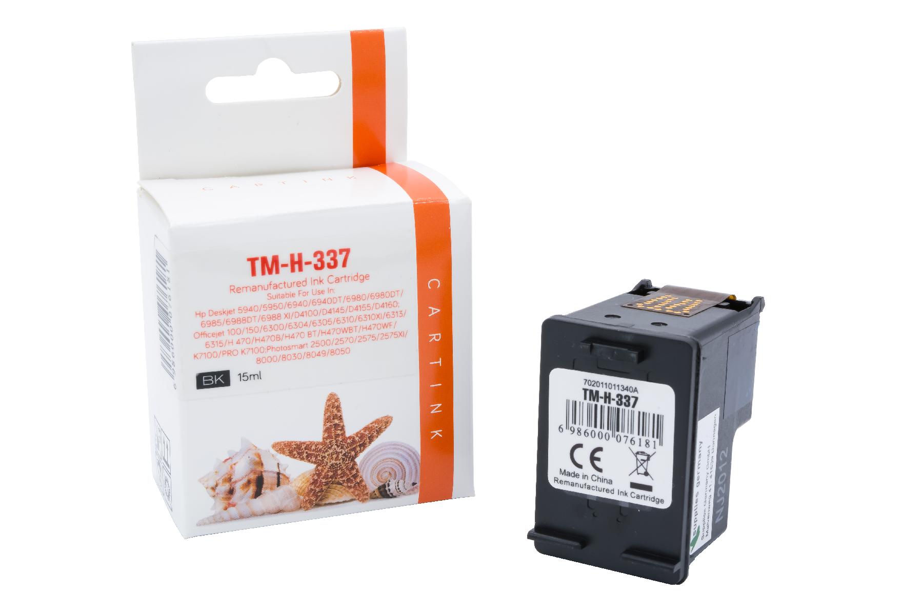 337 Refill Tinte black für HP / C9364EE / 20ml