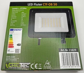 LED-Fluter "CTF-OB 50" / IP65, 47W, 4739lm, 4000K neutralweiß